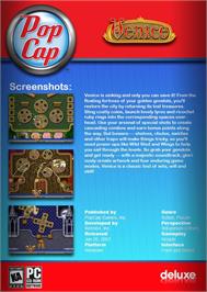 Box back cover for Venice on the Microsoft Windows.