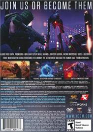 Box back cover for XCOM 2 on the Microsoft Windows.