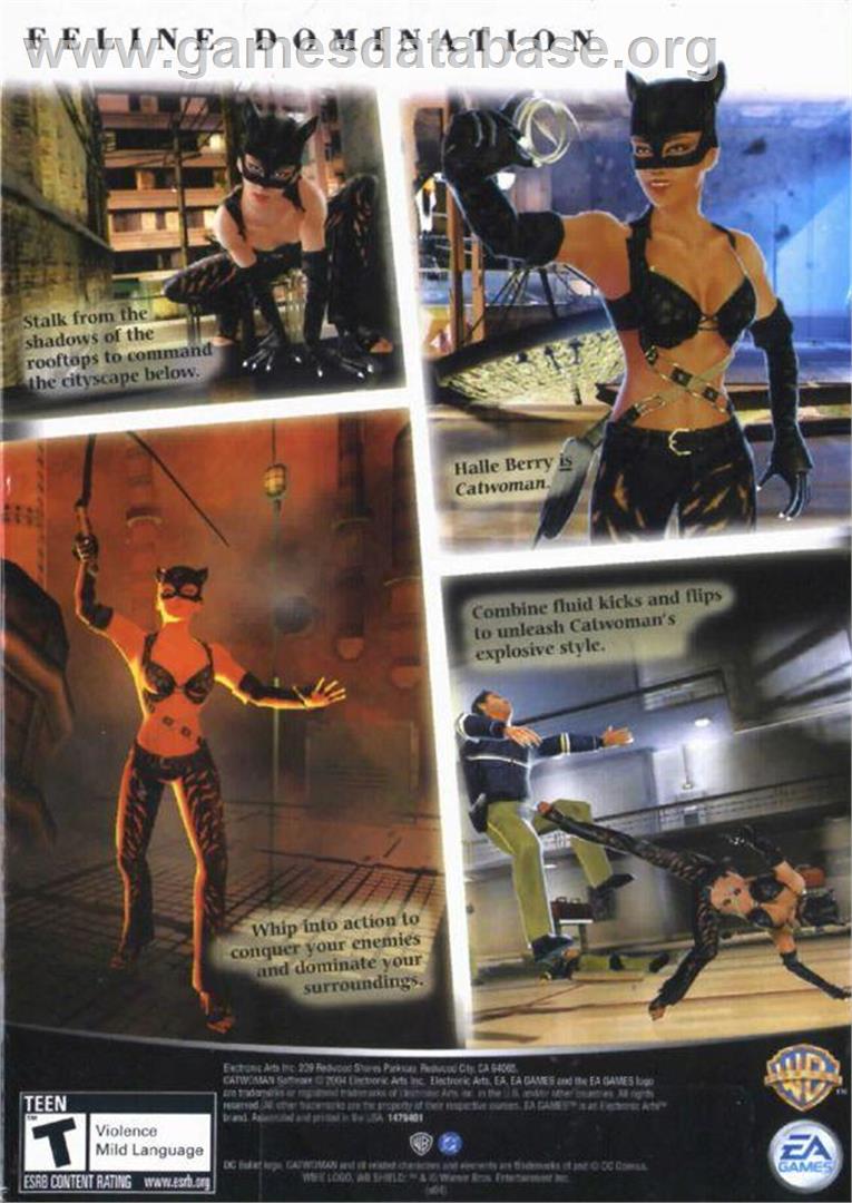 Catwoman - Microsoft Windows - Artwork - Box Back