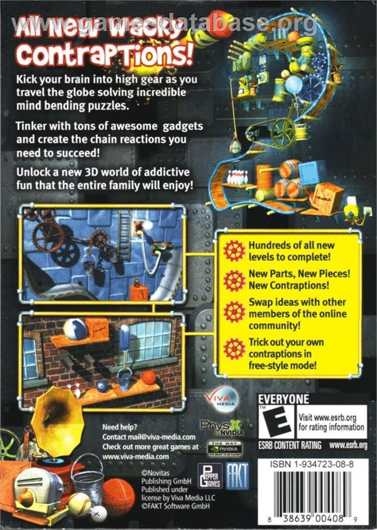 Crazy Machines 2 - Microsoft Windows - Artwork - Box Back