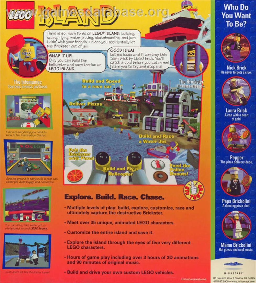 LEGO Island - Microsoft Windows - Artwork - Box Back