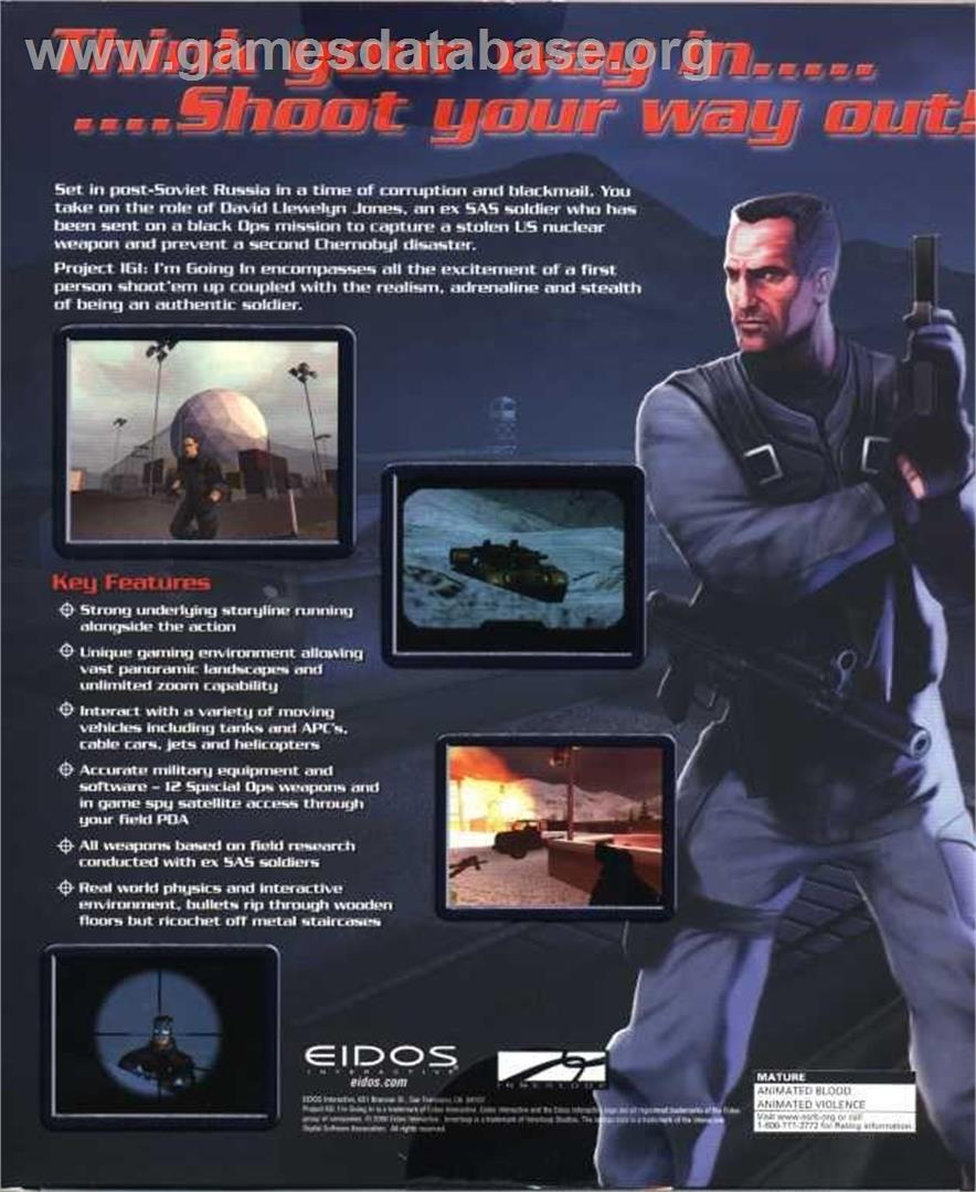 Project IGI - I'm Going In - Microsoft Windows - Artwork - Box Back