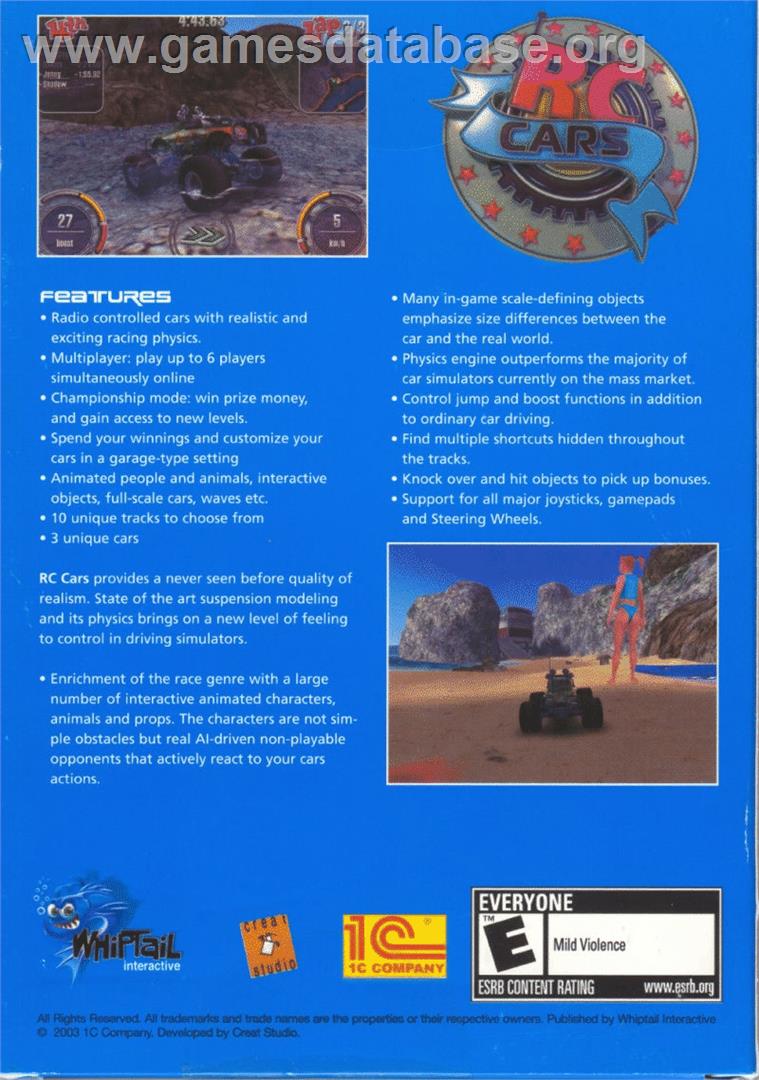 Smash Cars - Microsoft Windows - Artwork - Box Back