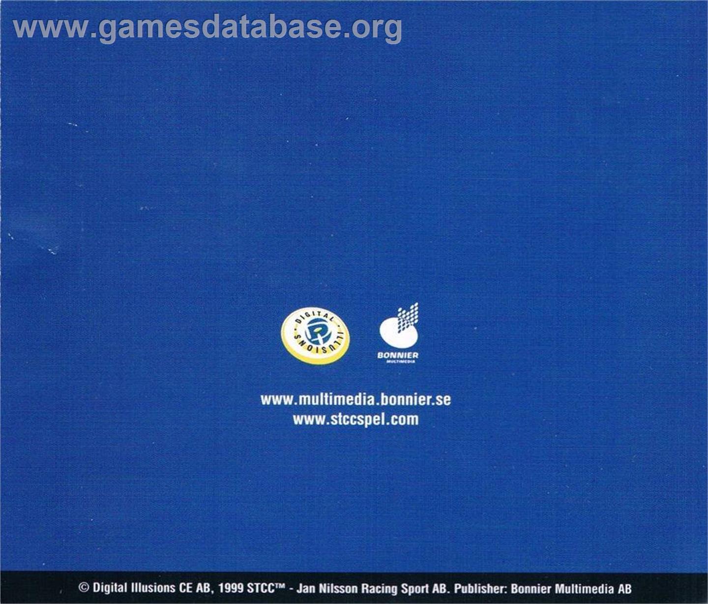 Swedish Touring Car Championship - Microsoft Windows - Artwork - Box Back