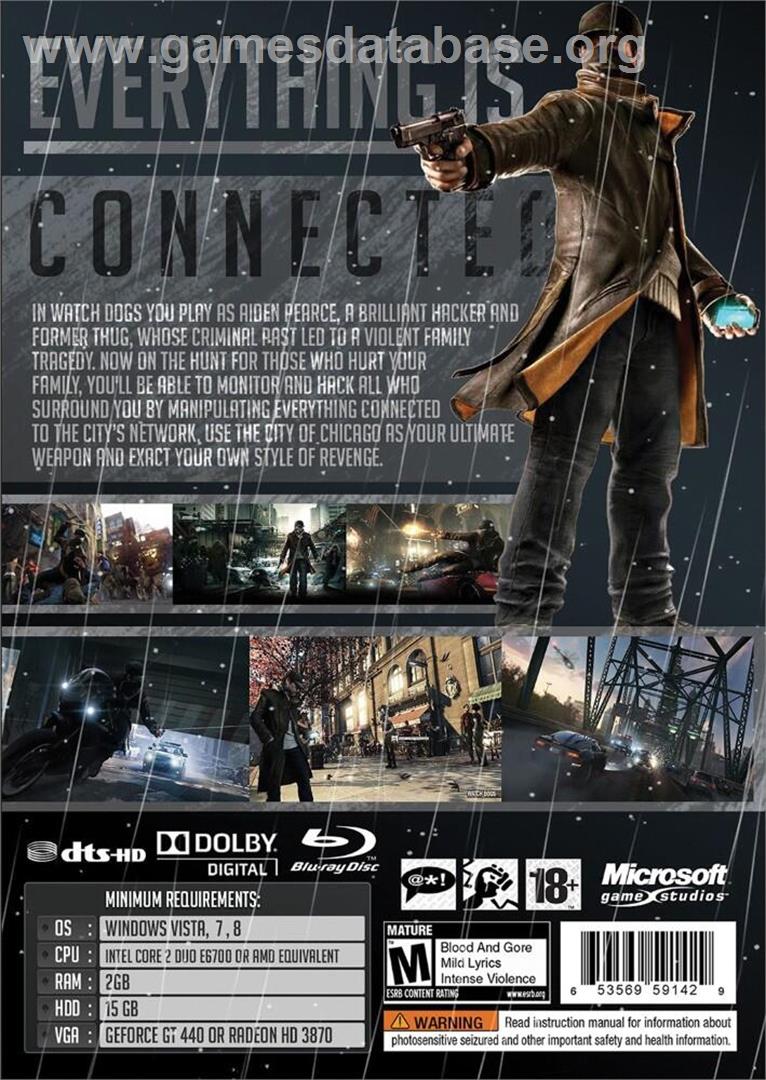 Watch_Dogs - Microsoft Windows - Artwork - Box Back
