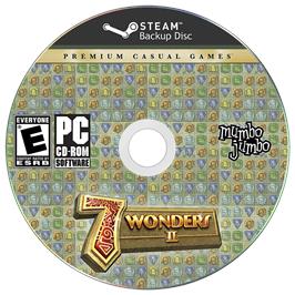 Cartridge artwork for 7 Wonders II on the Microsoft Windows.