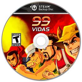 Cartridge artwork for 99Vidas on the Microsoft Windows.