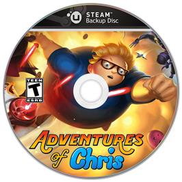 Cartridge artwork for Adventures of Chris on the Microsoft Windows.