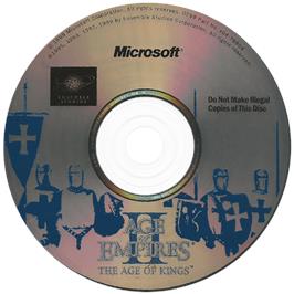 Cartridge artwork for Age of Empires 2 - The Age of Kings on the Microsoft Windows.