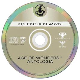 Cartridge artwork for Age of Wonders - Trilogy on the Microsoft Windows.