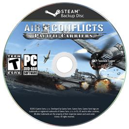 Cartridge artwork for Air Conflicts - Pacific Carriers on the Microsoft Windows.
