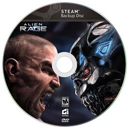 Cartridge artwork for Alien Rage on the Microsoft Windows.
