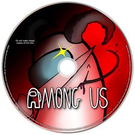 Cartridge artwork for Among Us on the Microsoft Windows.