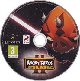 Cartridge artwork for Angry Birds - Star Wars II on the Microsoft Windows.