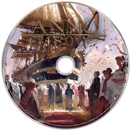 Cartridge artwork for Anno 1800 on the Microsoft Windows.