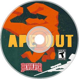 Cartridge artwork for Ape Out on the Microsoft Windows.