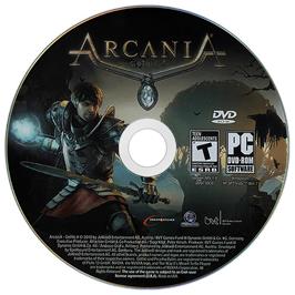 Cartridge artwork for ArcaniA - Gothic 4 on the Microsoft Windows.