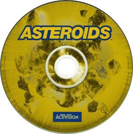 Cartridge artwork for Asteroids on the Microsoft Windows.