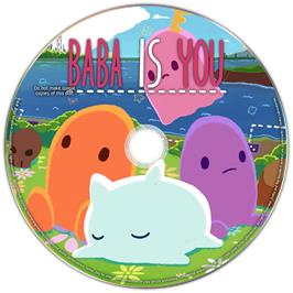 Cartridge artwork for Baba Is You on the Microsoft Windows.