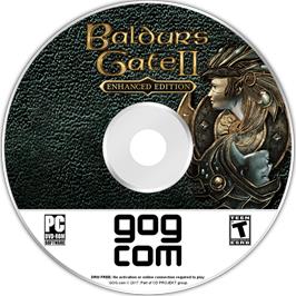 Cartridge artwork for Baldur's Gate 2 - Enhanced Edition on the Microsoft Windows.
