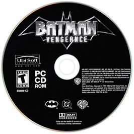 Cartridge artwork for Batman - Vengeance on the Microsoft Windows.