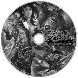 Cartridge artwork for Battle Chasers - Nightwar on the Microsoft Windows.