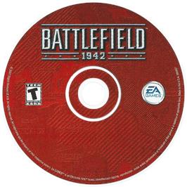 Cartridge artwork for Battlefield 1942 on the Microsoft Windows.