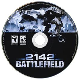 Cartridge artwork for Battlefield 2142 on the Microsoft Windows.
