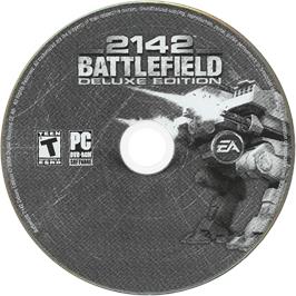 Cartridge artwork for Battlefield 2142 - Deluxe Edition on the Microsoft Windows.