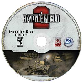 Cartridge artwork for Battlefield 2 on the Microsoft Windows.