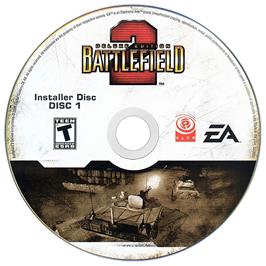 Cartridge artwork for Battlefield 2 - Deluxe Edition on the Microsoft Windows.