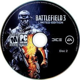 Cartridge artwork for Battlefield 3 - Premium on the Microsoft Windows.
