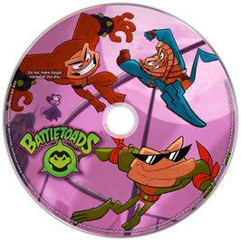 Cartridge artwork for Battletoads on the Microsoft Windows.