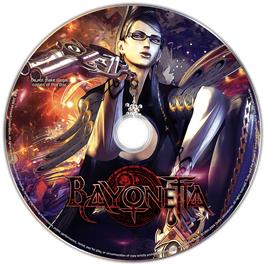 Cartridge artwork for Bayonetta on the Microsoft Windows.