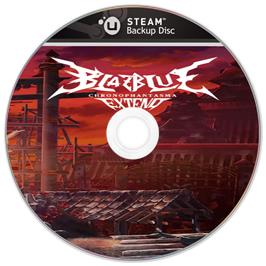 Cartridge artwork for BlazBlue - Chrono Phantasma Extend on the Microsoft Windows.