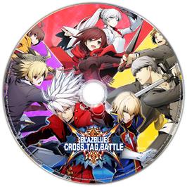 Cartridge artwork for BlazBlue - Cross Tag Battle on the Microsoft Windows.