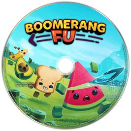 Cartridge artwork for Boomerang Fu on the Microsoft Windows.