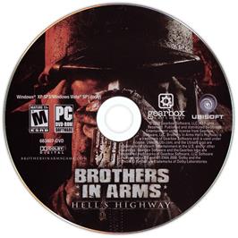 Cartridge artwork for Brothers in Arms - Hell's Highway (Limited Edition) on the Microsoft Windows.