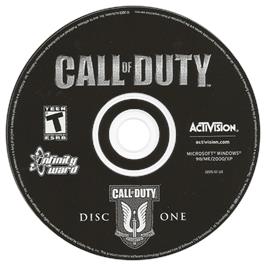 Cartridge artwork for Call of Duty on the Microsoft Windows.