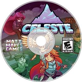 Cartridge artwork for Celeste on the Microsoft Windows.
