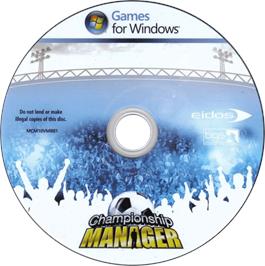 Cartridge artwork for Championship Manager 2010 (Special Edition) on the Microsoft Windows.