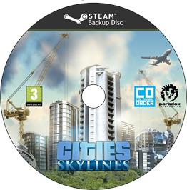 Cartridge artwork for Cities - Skylines on the Microsoft Windows.