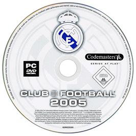 Cartridge artwork for Club Football 2005 on the Microsoft Windows.
