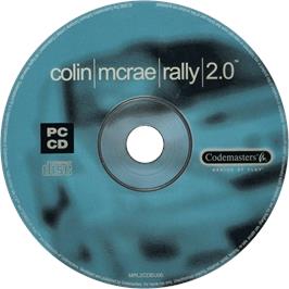 Cartridge artwork for Colin McRae Rally 2.0 on the Microsoft Windows.