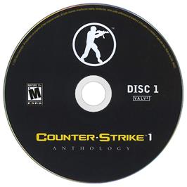 Cartridge artwork for Counter-Strike 1 - Anthology on the Microsoft Windows.