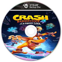 Cartridge artwork for Crash Bandicoot 4 - It's About Time on the Microsoft Windows.