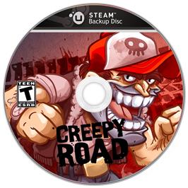 Cartridge artwork for Creepy Road on the Microsoft Windows.
