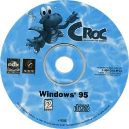 Cartridge artwork for Croc - Legend of the Gobbos on the Microsoft Windows.