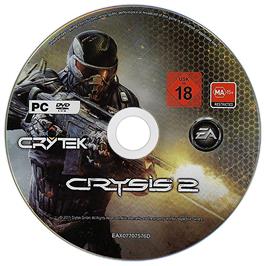 Cartridge artwork for Crysis 2 (Limited Edition) on the Microsoft Windows.