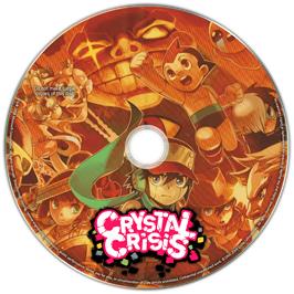 Cartridge artwork for Crystal Crisis on the Microsoft Windows.